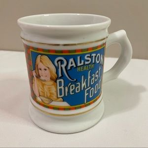 Vintage 1984 Ralston Breakfast Food Mug
